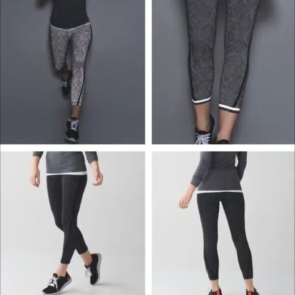 Lululemon Kill the Lights Out Reflective Reptile Pace Tight 6 Luxe Edition - Picture 5 of 6